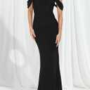 MOEENCN Women's Sexy Bodycon Midi Dress Birthday Outfits Sheer Mesh High Neck Ruched Date Night Club Party Dresses (Black, XL)