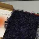 BlackSwern Blue Wigs, Curly Lace Front Wigs Pre Plucked, HD Glueless Lace Curly Wig for Black Women, Big Curly Wig Blue Color