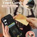 Shorogyt for Galaxy A15 5G Cute Kawaii Leather Phone Case - Compatible with Magsafe Wallet Magnetic Credit Card Holder Fashion Sun Moon Design Phone Cover for Women Girls, Fits 7 Cards