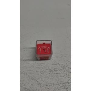 Candy Cane Square Candle Red