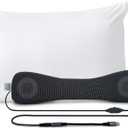 Somnus - Wired Pillow Speaker for Sleeping, USB C & Aux Support, Sleep Headphones, Volume Control, Audio Books and Podcasts, Slumber Music Pillow, for iphone16-15&Samsung.