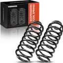 A-Premium 2Pcs Rear Suspension Coil Spring Set Heavy Duty Compatible with Chevrolet Tahoe 2000-2017, Avalanche Suburban 1500 2000-2014 & GMC Yukon 2000-2017 & Escalade 2002-2006, Replace# 15182559