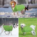 Pet Knitted Clothes,Button Button Half Chest V-Neck Pet Clothing,Pet Sweaters for Dogs Boys or Girls,Dog Clothing,Pullover Dog Sweater,Suitable for Most Sizes or Breeds of Dogs(Green,XL)