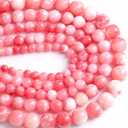 120PCS 6MM Pink Persian Jade Spacer Loose Beads for Jewelry Making DIY Bracelet Necklace 2 Strands