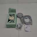 FASDUNT Shower Head with Handheld, High Pressure Handheld Shower Head with 80" Extra Long Stainless Steel Hose & Adjustable Bracket, Showerhead with ON/OFF Switch for Pets Bath (Premium Chrome)