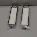 EZ SPARES 2Pcs Vacuum Cleaner Eureka HF5 HF-5 Vacuum HEPA Filter Fits Part # 61830, 61830A, 61840 WASHABLE & REUSABLE Eureka Attachment