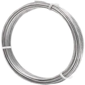 Vinyl Coated Picture Hanging Wire #6 50-Feet Braided Picture Wire Heavy,Supports up to 60lbs for Photo Frame Picture,Artwork,Mirror Hanging(2mm x 15 Meters)