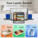 MATEIN Messenger Bag with Lunch Compartment, Large 17 inch Gaming Laptop Bag Crossbody Satchel with USB Port & Cooler, Waterproof Computer Briefcase Shoulder for College Commuting Work