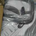 Carex E-Z Lock Raised Toilet Seat with Handles - 4.5 Inch Toilet Seat Riser with Arms, Toilet Riser Fits Most Toilets, Elongated or Round, Toilet Seat Lifter, White