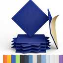 12 Pack Acoustic Panels Self Adhesive Sound Proof Foam, High Density Sound Acoustic Panel, 12X12X0.4 Inch Square Panels in Home, Office, Reccording Room, Studio,and more(Telecom Blue)