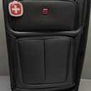 SwissGear Sion Softside Expandable Luggage, Dark Grey, Checked-Large 29-Inch