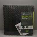 ProsourceFit Puzzle Exercise Mat  in, EVA Interlocking Foam Floor Tiles for Home Gym, Mat for Home Workout Equipment, Floor Padding for Kids, Black, 24 in x 24 in x  in, 24 Sq Ft - 6 Tiles