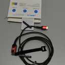 JSAUX Mini HDMI to HDMI Cable 6FT, [Aluminum Shell, Braided] High Speed 4K 60Hz HDMI 2.0 Cord, Compatible with Camera, Camcorder, Tablet and Graphics/Video Card, Laptop, Raspberry Pi Zero W -Red