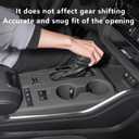 Temmis Center Console Silicone Organizer with Cup Holder for Toyota Highlander 2020-2022 (Hybrid Version), Full-Wrap Center Consel Electrostatic adsorption Cover for Highlander-Black