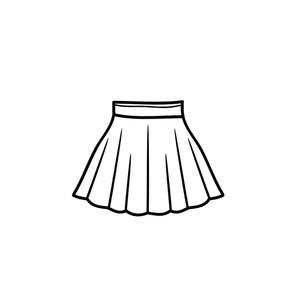 Pink skirt with shorts underneath, Size XXL