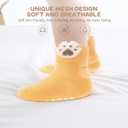 2 x Non Slip Grip Ankle Baby Socks 12 Pack for Toddler Boys and Girls Kids,Infant Cute Cotton Baby Socks (6-12 Months, Animal9)