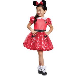 Red Minnie Mouse Toddler Costume (Size/(2T))