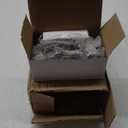 Haidms Matte Black Door Knobs Interior Privacy, Heavy Duty Square Black Interior Door Knobs for Bedroom, Zinc Alloy Privacy Door Knob Bathroom (5 Pack)