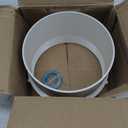 6" PVC Sewer Cleanout Cap, DWV Sewer Cleanout Cap Adapter with Plug for Drainage Pipe Fitting