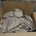 KGORGE Taupe Velvet Curtains 96 inches 2 Panels, Elegant Velvet Blackout Curtains for Bedroom Living Room, Soft Room Darkening Thermal Insulating Window Drapes, Back Tab Rod Pocket, W 52 x L 96