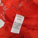 Lilosy Sexy Strappy High Waist Floral Lace Pajamas Lingerie Set Outfits (XX-Small, Bright Red)