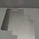 3 PCS Stainless Steel Cutting Boards for Kitchen, 304 Metal Chopping Boards for Meat, Fruits & Break, Non Toxic, Dishwasher Safe, (15.3"x11", 13.4"x9", 11.8"x8")