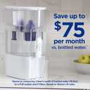 PUR Water Filter Dispenser XL 44-Cup with 2 Genuine PUR Filters, 44-Cup Capacity, 2-in-1 Powerful, Faster Filtration, Dishwasher Safe, (PDI4000Z)