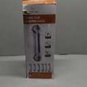 LEVERLOC 2 Pack Shower Grab Bars for Bathtubs and Showers, Easy to Install Suction Shower Handles for Bathroom Removable Handrails for Seniors Elderly Heavy Duty Safety Grip Waterproof Drill Free Gray (16.8 2 Set)