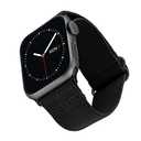 WITHit Designer Band Compatible with Apple Watch (Black - Elastic Woven Nylon, 42mm (Series 1-3 only) & 44/45/46/49mm (Ultra & Ultra 2))