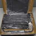 Shoe Rack 3 Tier Long Storage Organizer Wide Metal Shoe Shelf for Closet Entryway Black