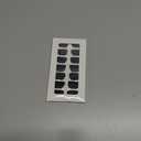 14 Pack Side Hole Plugs for Crocs Clogs, Hole Fillers Covers Accessories for Crocs Men Women Boys Girls (DarkBlack)