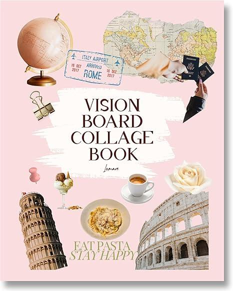 Lamare Vision Board Collage Book  Vision Board Images, Vision Board Supplies, Vision Board Kit for Manifestation