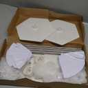 Balloon Stand Set of 4, Reusable Metal Balloon Column Stand Kits, 7FT Adjustable Telescopin for Floor, Balloon Tower for Graduation, Birthday, Kids' Party, Party Decorations