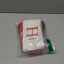 Christmas Stockings with Initials,20 Inches Large Knit Embroidered Letter Red White Christmas Stocking,Monogram Christmas Stocking for Famliy Holiday and Xmas Tree Fireplace (Letter H)