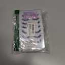 False Eyelashes Wispy Natural C Curl Strip Lashes Transparent Lash Bands Fluffy Cat Eye Lashes 7 Pairs by Yawamica