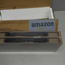 QEEIG Bathroom Floating Shelves for Wall - 15.7" Wall Mounted Shelf Over Toilet Farmhouse Home Decor Display Bookshelf Small 15.7 x 6.7 inch Set of 2, Rustic Brown (008-40BN)