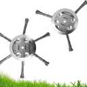 2026 2PCS Universal Steel Wire Trimmer Head - Replacement for Electric/Battery Cordless String Trimmers & Weed Eaters (3Blades+6Blades)