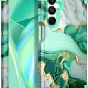 Hocase for Galaxy A16 5G Case, Heavy Duty Shockproof Protection Soft Silicone Rubber Bumper+Hard Plastic Hybrid Protective Case for Samsung Galaxy A16 5G (6.7") 2025 - Mint Green