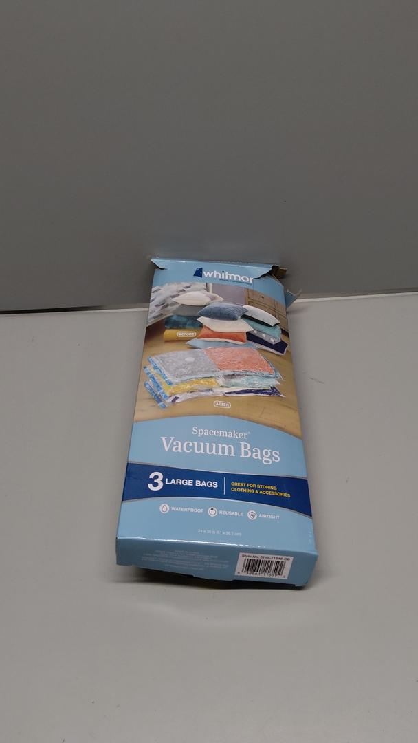 Whitmor Spacemaker Clear Vacuum Cube Storage Bags 