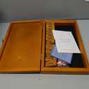 Crobyi Shut The Box Dice Game with 12 Numbers and Lid, Wooden Classic Board Game with 4 Dice, Gift Package & Game Rules, Close The Box Game for Kids, Adults, Family, Classroom, Home & Pub