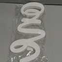 Wooden 1st Birthday SignFirst Party Decor For Babies And KidsEye-Catching 1st Birthday Party DecorBaby Show Photo Prop Cake SmashWhite ONEWooden Number Sign