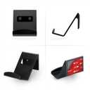 BRAINWAVZ 2 Pack Metal Controller Holder Stand Wall Mount for Xbox, PS5, PS4, PC & More Gaming Accessories, Adhesive & Screw Universal Fit (Black)