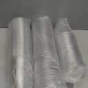 GUSTO Clear Plastic Cups with Lids [16 oz - 100 Count] - Disposable Iced Coffee Drink Cups with Strawless Sip Lids for Smoothies, Juices, and More - (Formerly Comfy Package)