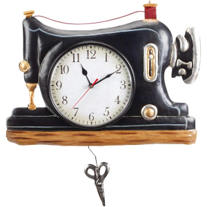 Fox Valley Traders Vintage Pendulum Sewing Clock