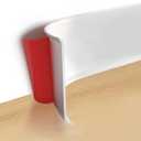 Art3d Flexible Wall Baseboard Molding Trim, 4 Inch x 20 Feet Peel and Stick Vinyl Wall Base Trim, White, A17941