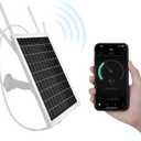 LASTCOW15W Solar Powered 4G LTE Modem Router, Outdoor WiFi Extender Signal Booster with SIM Card Slot, 50M WiFi Range, IP66 Waterproof, Long Endurance 24/7, 24000mAh Batteries