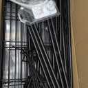 JESLED Indoor Greenhouse with Grow Light, 3FT Full Spectrum 5000K LED Light for Seed Starting, Tiered Lighting Control, Built-in Timer & Thermo-Hygrometer, Rolling Metal Plant Stand (35.4x13.8x70 in)