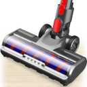 Vacuum Attachments for Dyson V7 V8 V10 V11 V15 Handheld Cordless Cleaners, Replacement Accessories Head for Hardwood Floor, Soft Roller Brush Parts with LED Lights