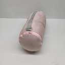 urnexttour Travel Pillow and Blanket Set Neck Pillow Airplane Memory Foam for Traveling Compact with Bag Pink