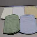 Organic Burp Cloths Baby Boy & Girl - 5-Pack Super Absorbent Cotton Burping Cloths for Babies, Soft & Plush Newborn Spit Up Rags, Infant Towels for Milk Spit Up, Unisex, Large 21" x 10" (Dew)